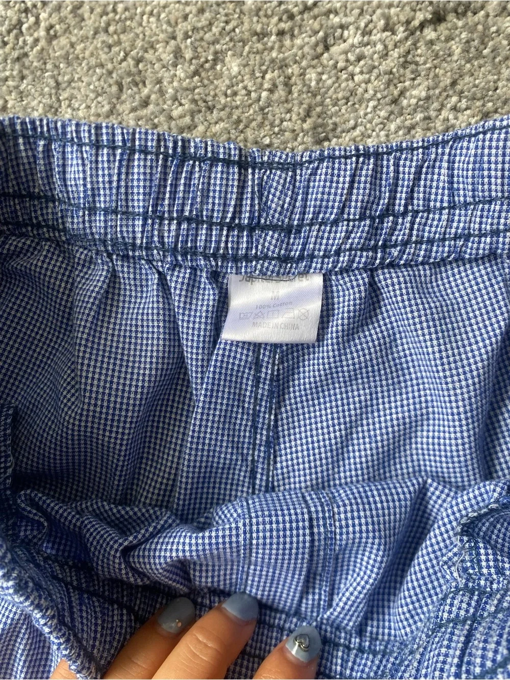 J. Crew Men's Medium Blue Drawstring Joggers